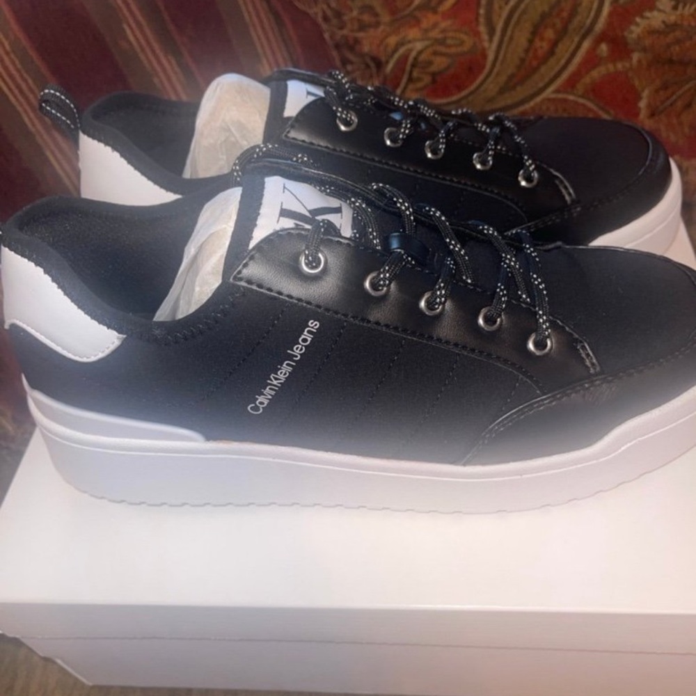 Calvin Klein Jeans Black and White Sneakers